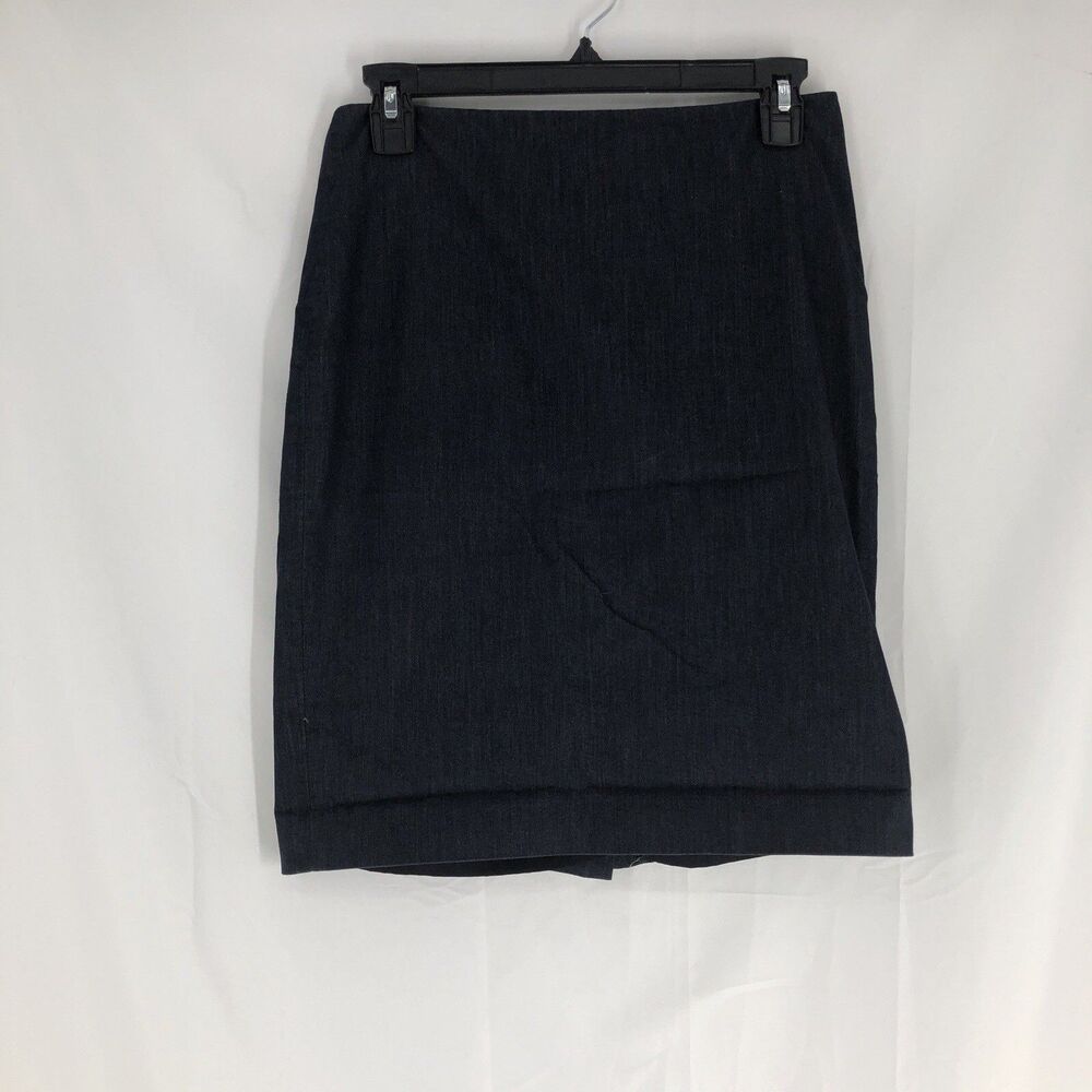 Talbots Straight Pencil Skirt Size 2p Dark Navy Blue Career Classic Nautical